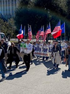 Texans march for life on Jan. 27 in Austin (Photo by Shannon Jaquette)