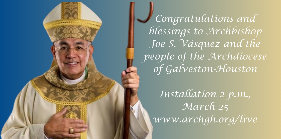 Congratulations to Bishop Joe